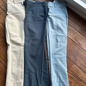 LOFT Women's Skinny Pants - Beige, Black, and Light Blue